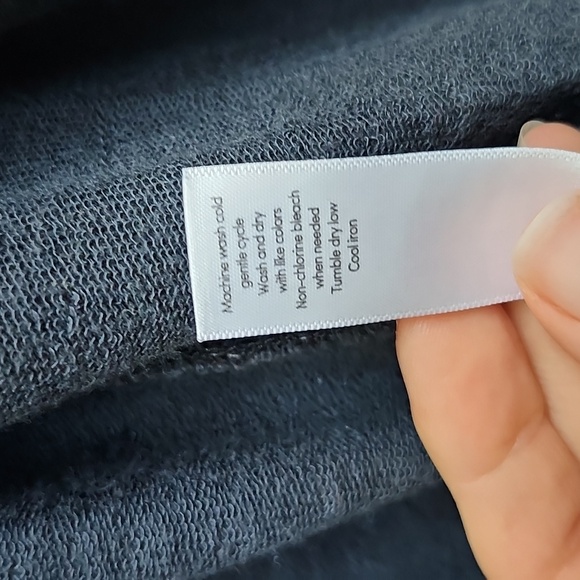 Athleta Black Vista Hooded Open Cardigan Sweatshirt, Size S - Picture 6 of 6